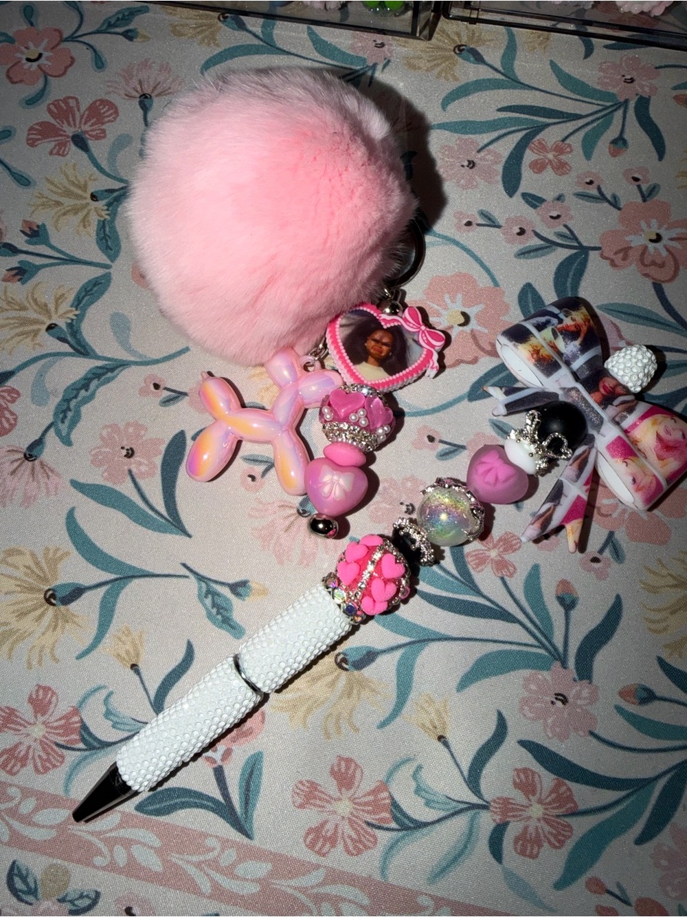 Crashout/funny Barbie pen/keychain set